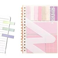 Amazon.co.jp: E&K726 ノートと付箋がセットになった! 付箋付きA6